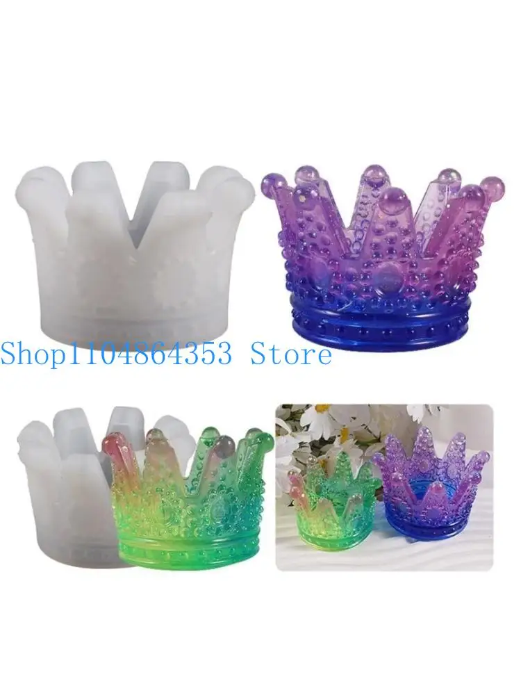 

652F Корона-пепельница, чашка для свечей, коробка для хранения, форма для орнамента, бутылка из смолы, силиконовая форма