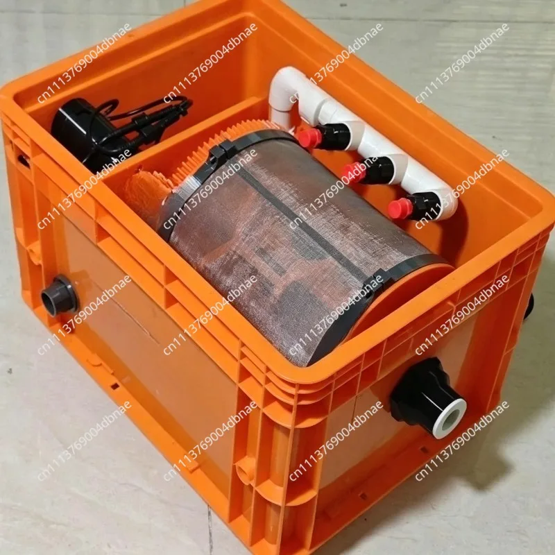 Fish Tank Filter Automatic Backwashing Sewage Circulation System 10000 Flow Fish Pond Conversion Micro Filter Plastic