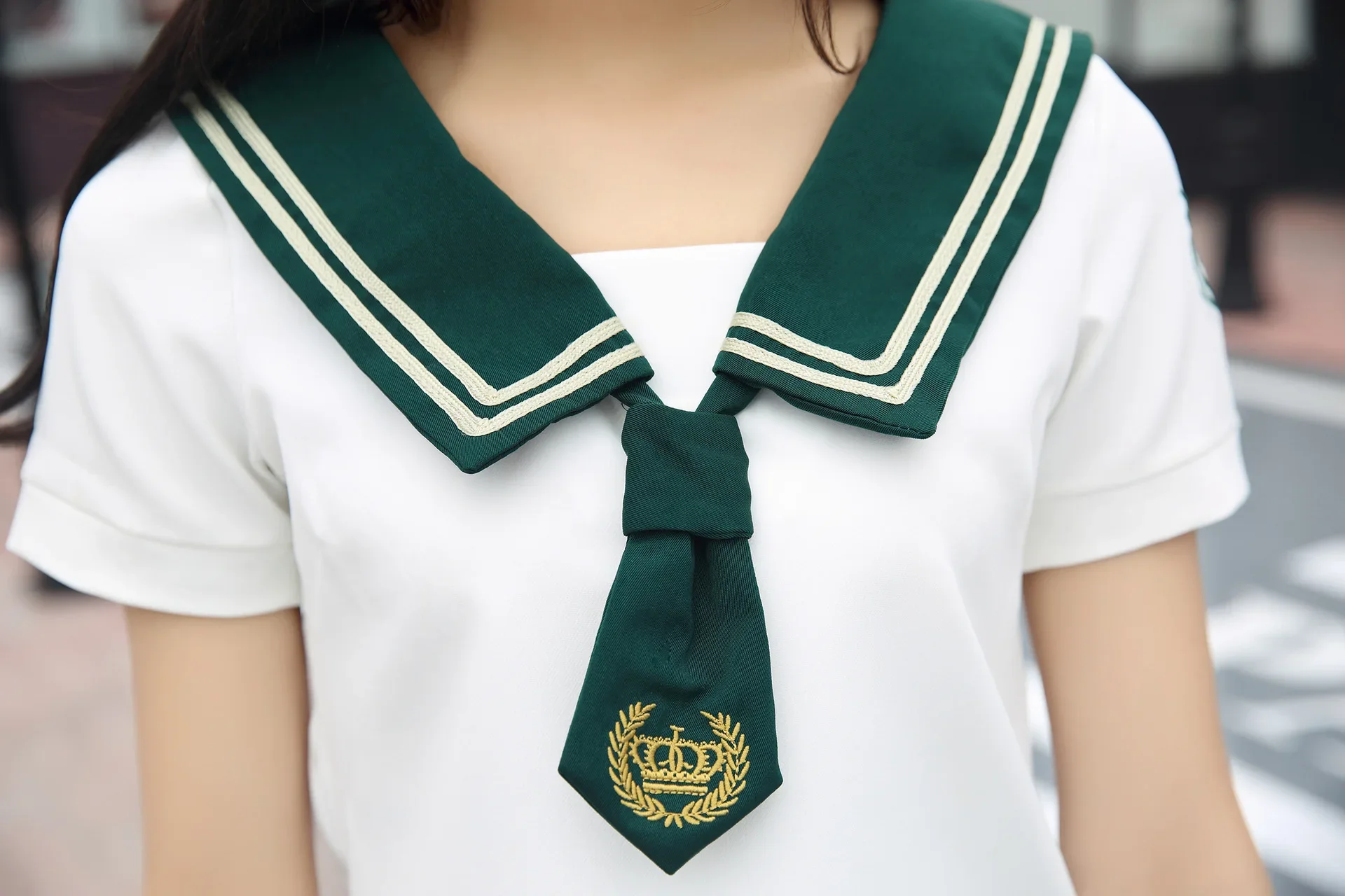 Conjunto de uniforme escolar, uniforme de estudante, gravata, fantasia de mesa para meninas, uniforme japonês de verão