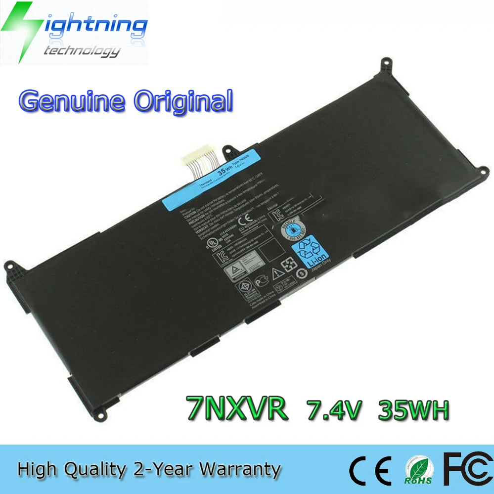 

Genuine 7NXVR 7.6V 35wh Laptop Battery For Dell Ultrabook