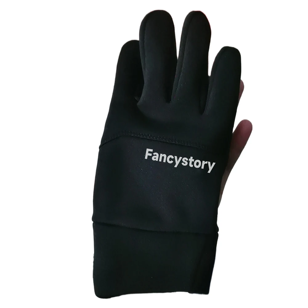 Fancystory Riding gloves, Breathable Mesh Motorcycle Gloves Touchscreen with TPR Palm Pad Hard Knuckles, Black