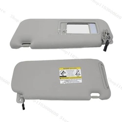 Gray Sun Visor Sunshade For Mazda CX9 CX-9 2010-2015 Car Interior Roof Sun Visor Sunshield With Light Makeup Mirror