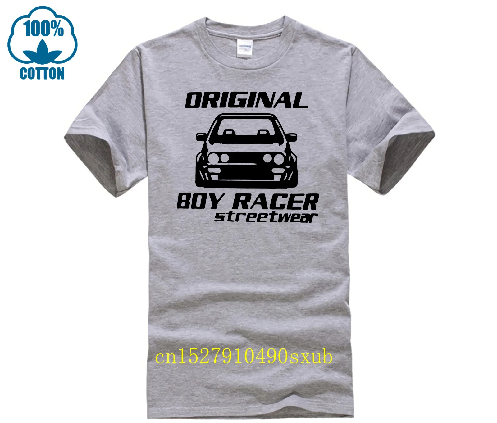 Mens Golf GTI Mk2 Original Boy Racer Streetwear White T Shirt