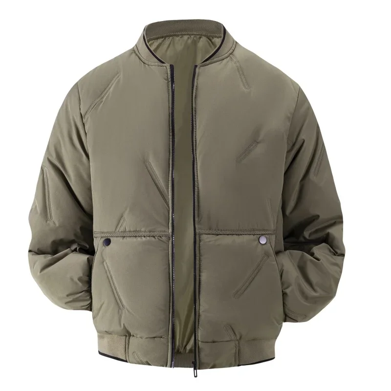 Winter Outdoor Cycling Sports Windproof Waterproof Thick Cotton Clothing Comfortable Cold Proof Men's Warm Baseball Uniform