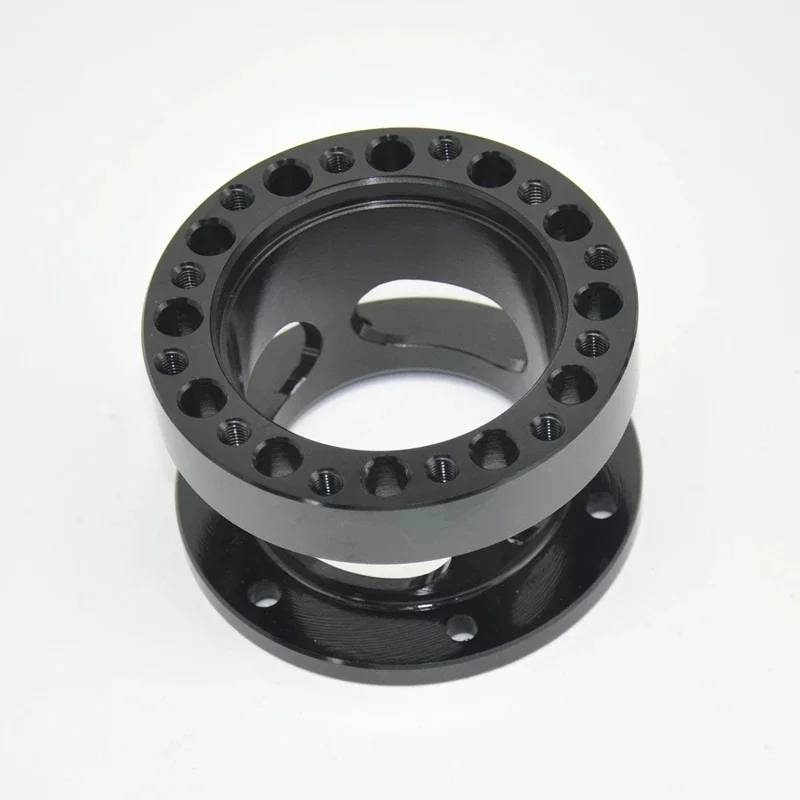 Espaciador de cubo de volante Universal, Kit de espaciador de adaptador negro, modelado hueco, 51mm, 76mm, 2022mm, novedad de 101