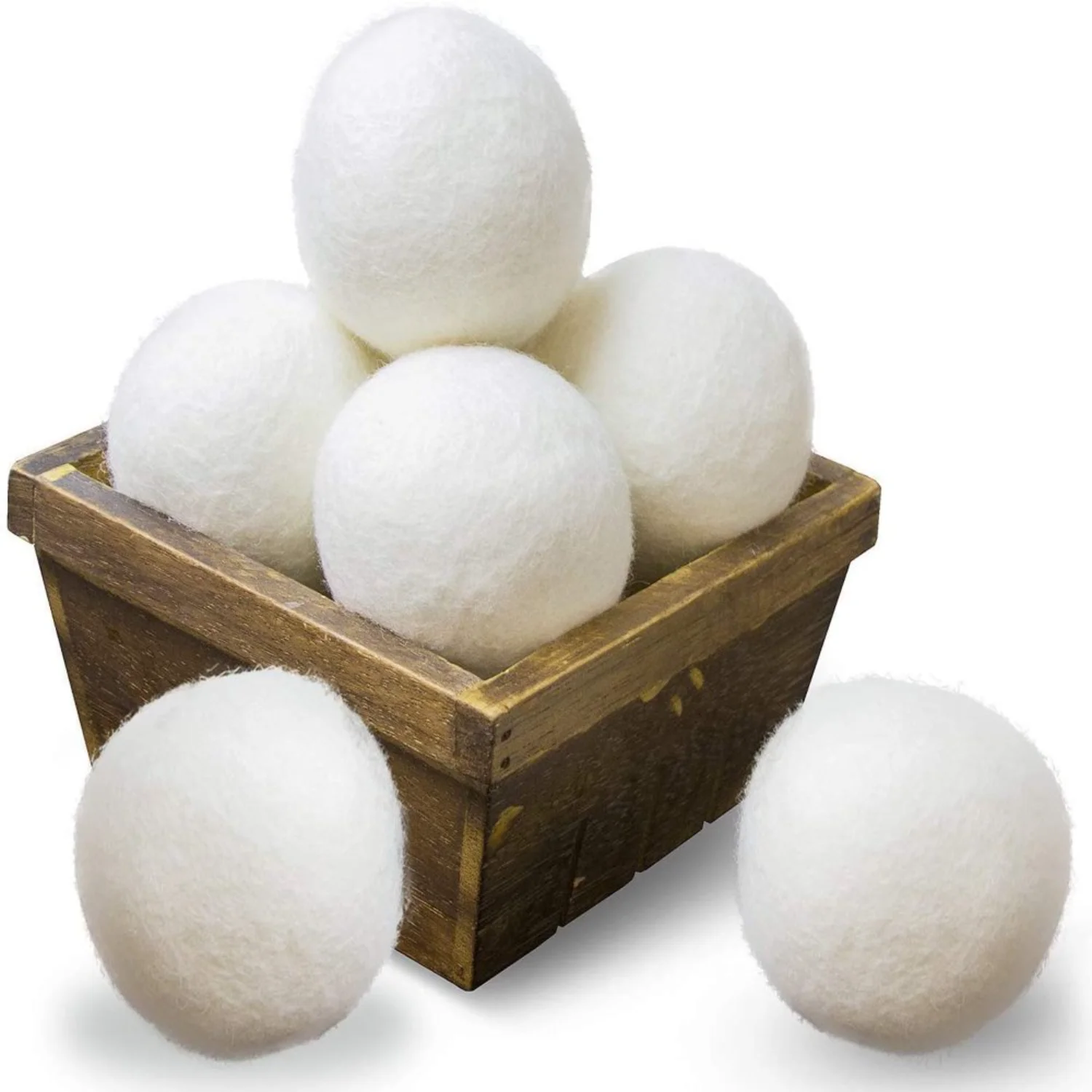 

Newce Wool Dryer Balls - Natural Fabric Softener and Static Remover