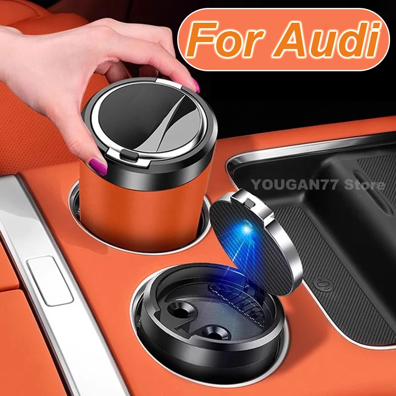 

Car Ashtray For Audi Q5 A4 Q3 Q4 e-tron Q4 Sportback e-tron Q6 e-tron RS 6 Avant RS Q8 A6 e-tron Q7 Q8 A3 Q2 2025 Auto Ashtray