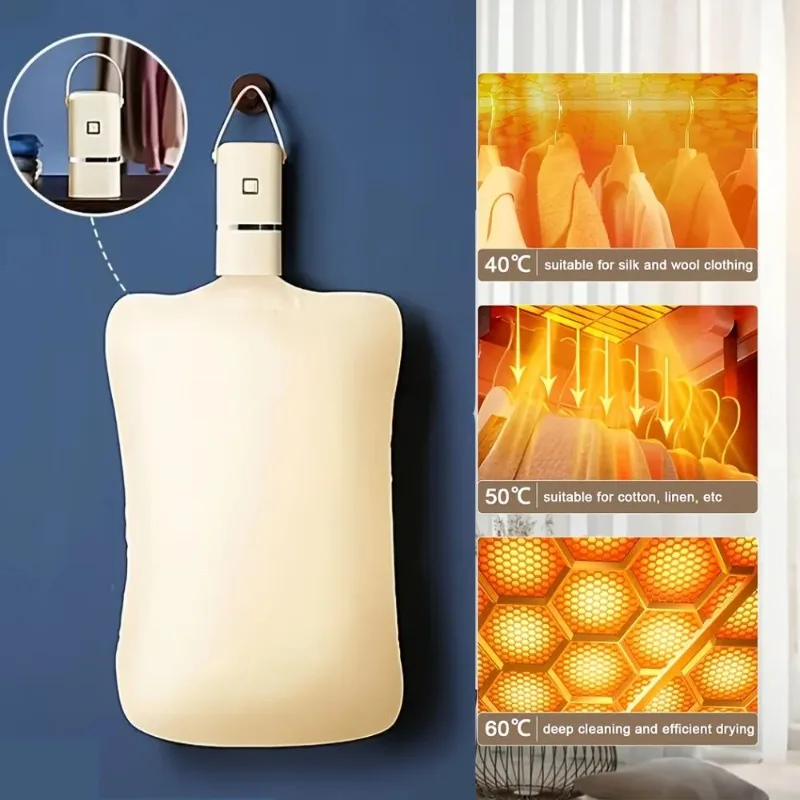 Clothes Dryers Machine Quick Drying Sterilization Disinfection Home Dormitory Travel Mini Household Foldable Portable 2025new