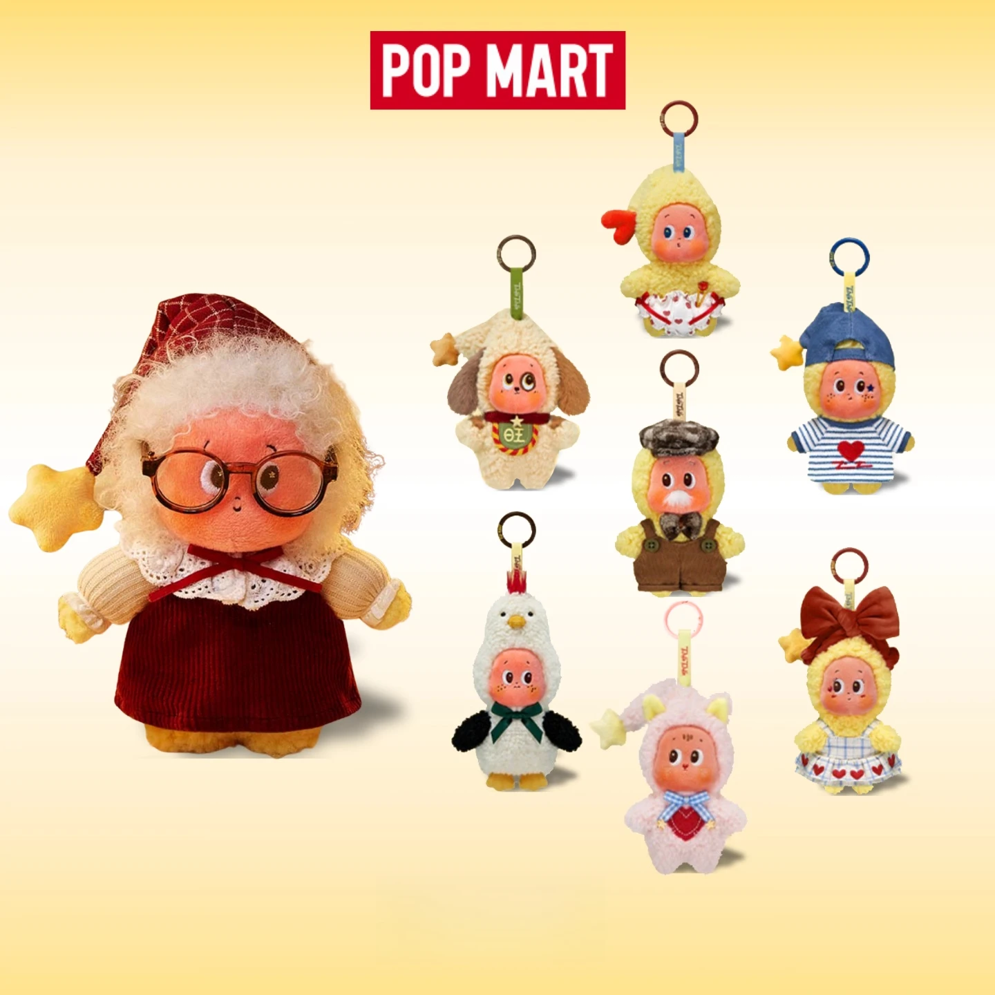 

Twinkle Twinkle Crush On You Plush Blind Box - POP MART Doll Bag Pendant Valentine's Day Collection