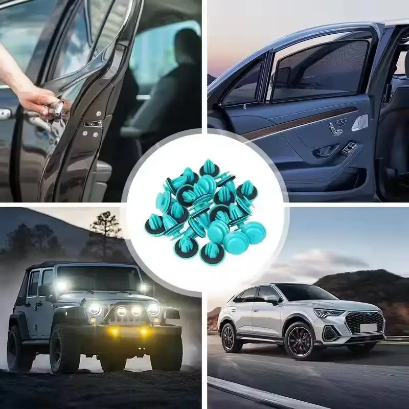 50pcs Car Fastener Clip Auto Bumper Auto Universal Accessories Car Interior Door Card Retainer Clip Accessories