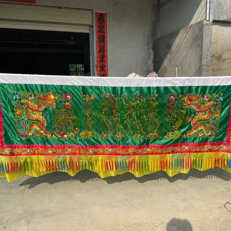 Big Banner Chaoshan Folk Customs Parade Team Horizontal Banner Visitor Team Riding Banner Sacred Driving Tour
