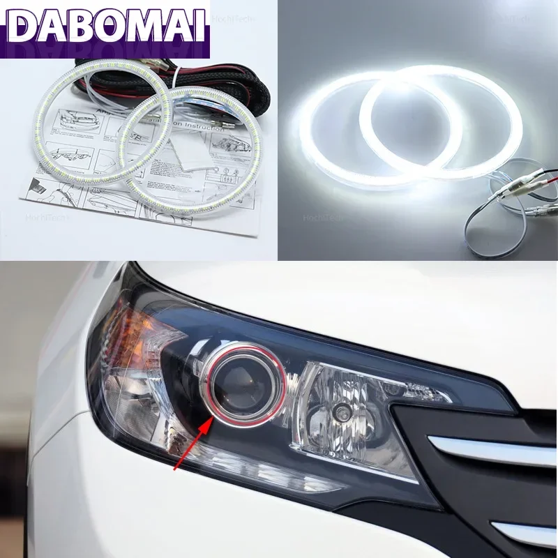 DRL أضواء النهار الجري لهوندا CR-V CRV 2012 2013 Smd Led عيون الملاك عدة ممتازة فائقة السطوع الإضاءة
