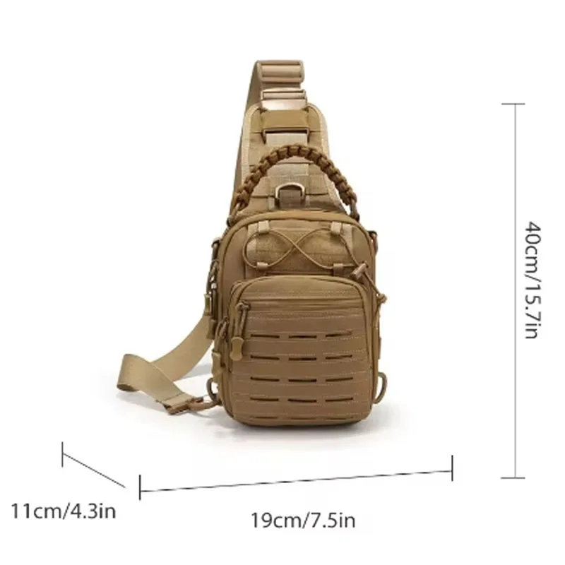 New Multi-functional Portable Chest Pack Mens Outdoor Waterproof Cycling Sports High Quality Single Shoulder Messenger Bag Male