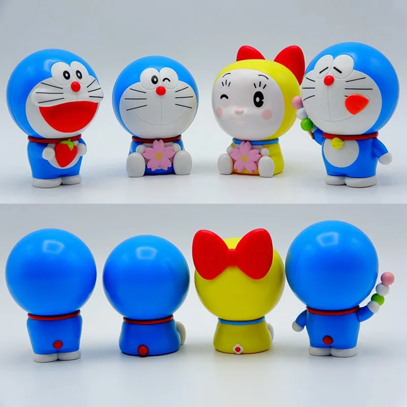 Japanischer hasbro echtes gacha maßstab modell variabler ausdruck doraemon dorami niedliche tisch dekoration action figur spielzeug