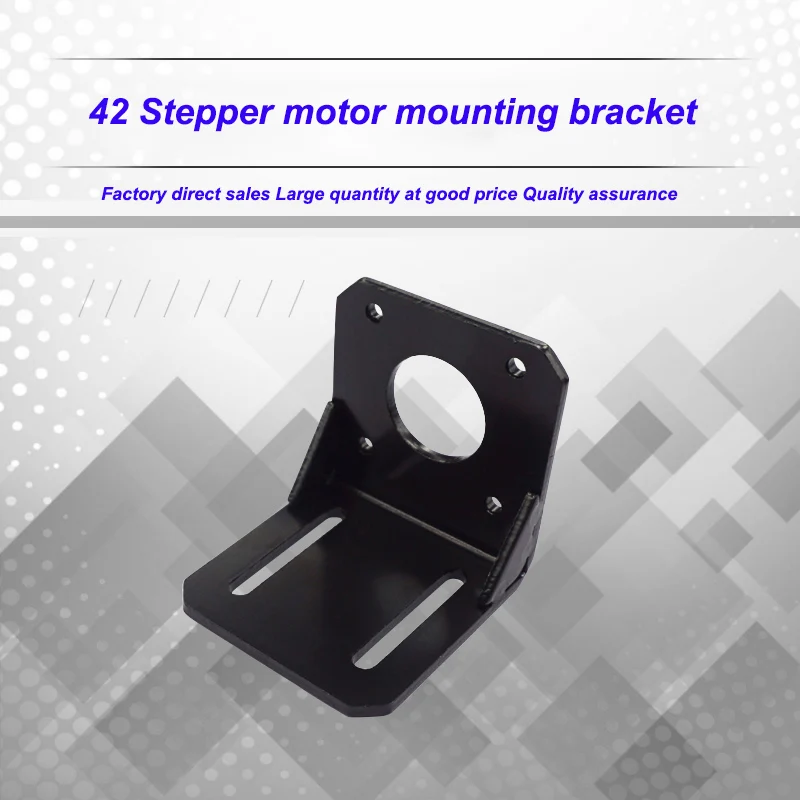 Nema17/23 Stepper Motor Mounting Base 3D Printer Motor Bracket Steel Mounting Bracket for 42/57 Stepper Motor For CNC Laser