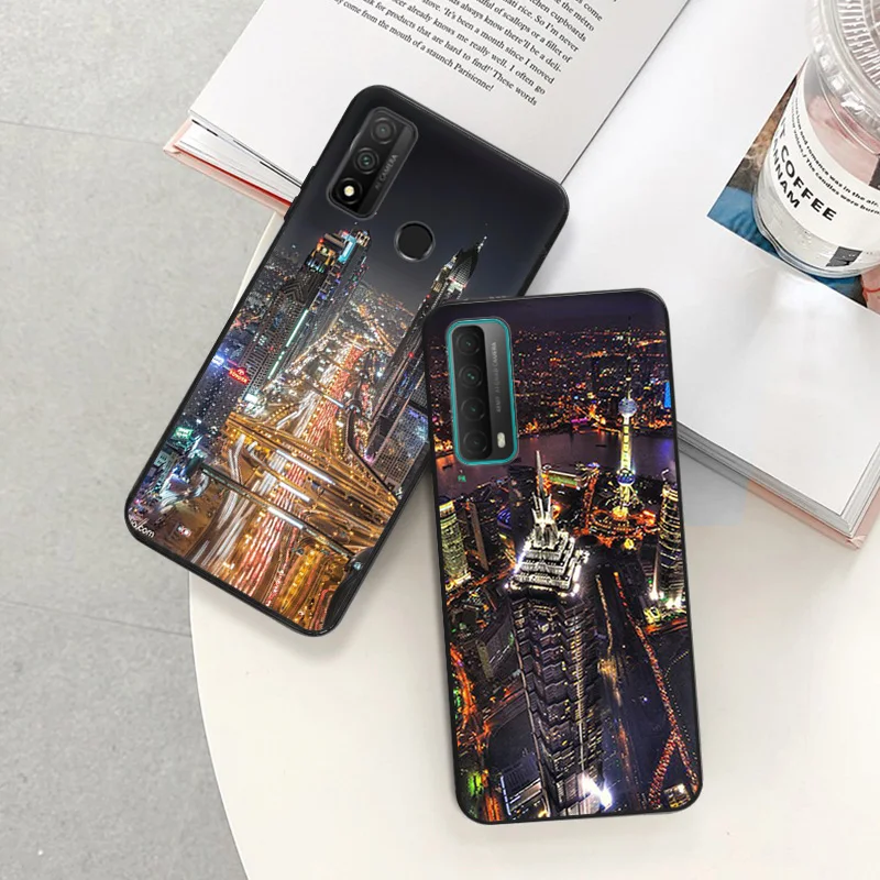 Phone Case For Honor X9b X6 a X7 X8 b 4G 70 90 Magic5 Night Turkey Dubai City Huawei P20 P30 P40 P-SmartZ Soft Protective Cover