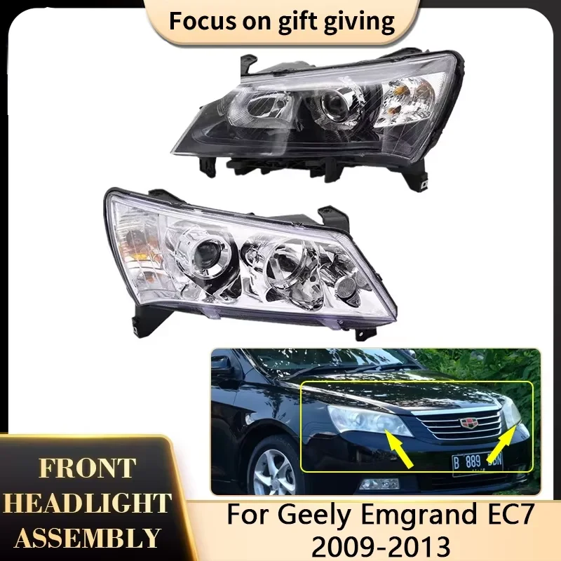 

Для Geely Emgrand EC7 EC 7 хэтчбек седан 2009 2010 2011 2012 2013 передняя фара в сборе с прозрачными линзами, головной фонарь