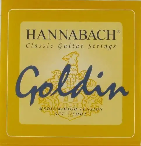 Hannabach Goldin 725 MHT Classical Guitar Strings, Full Set