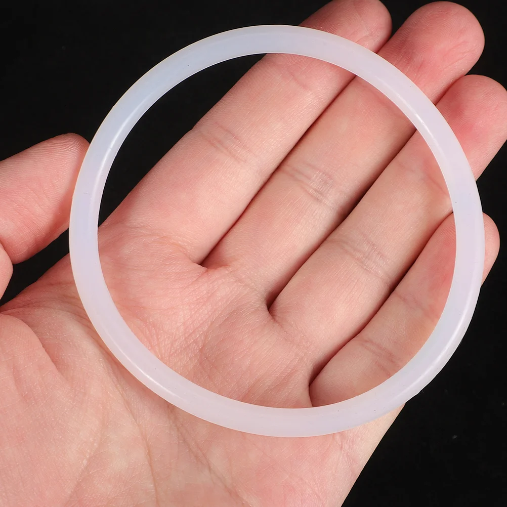 3 Pcs Crystal Bowl Washer Singing Rubber Rings Musical Instrument for Tibetan Gasket