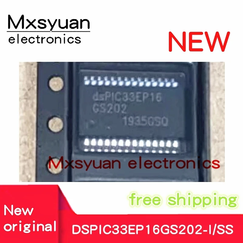 10PCS/LOT 100% New DSPIC33EP16GS202-I/SS DSPIC33EP16GS202 DSPIC33EP16 GS202 SSOP28 Chipset