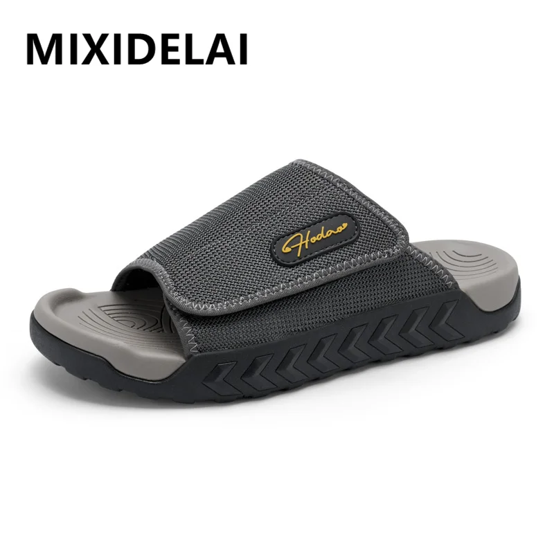 New Men Sports Slippers Outdoor Thick Bottom Breathable Slippers Beach Sandals Summer Casual Shoes Men Comfortable Slippers