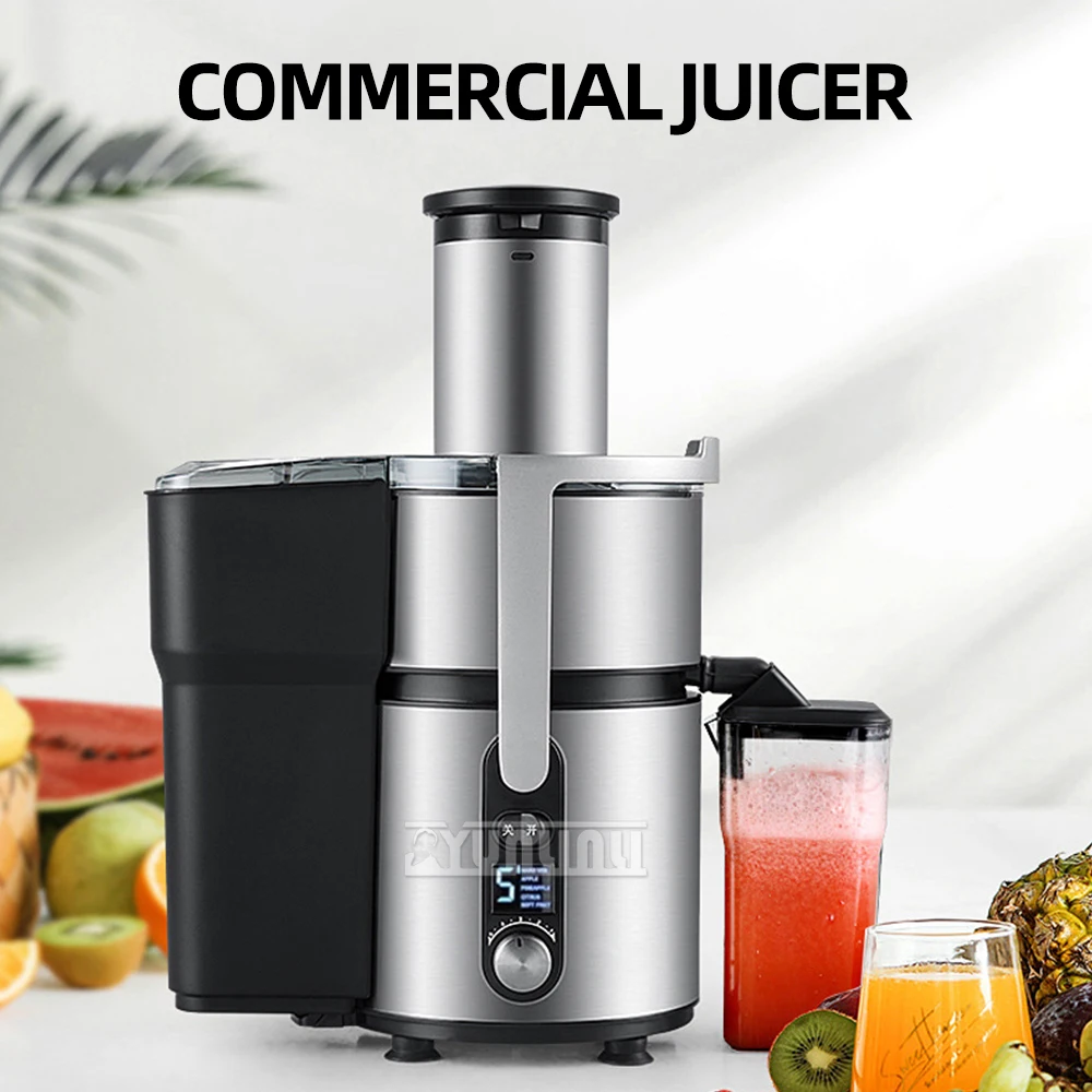 

Multi-Function Portable Electric Juicer Automatic Large Diameter Juicer Stainless Steel Slag Juice Separation Juice Machine