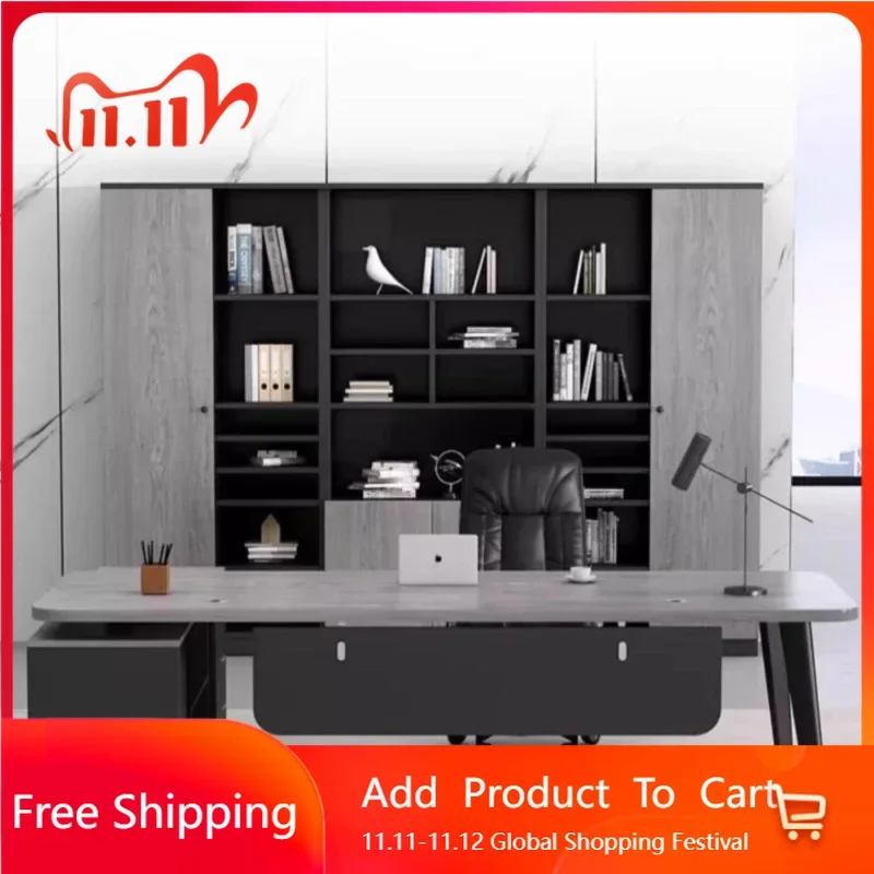 

Luxury Office Computer Desk Organizer Office Table Workshop Gaming Motion Reading Conference Aesthetic Tavolino Unique Furniture