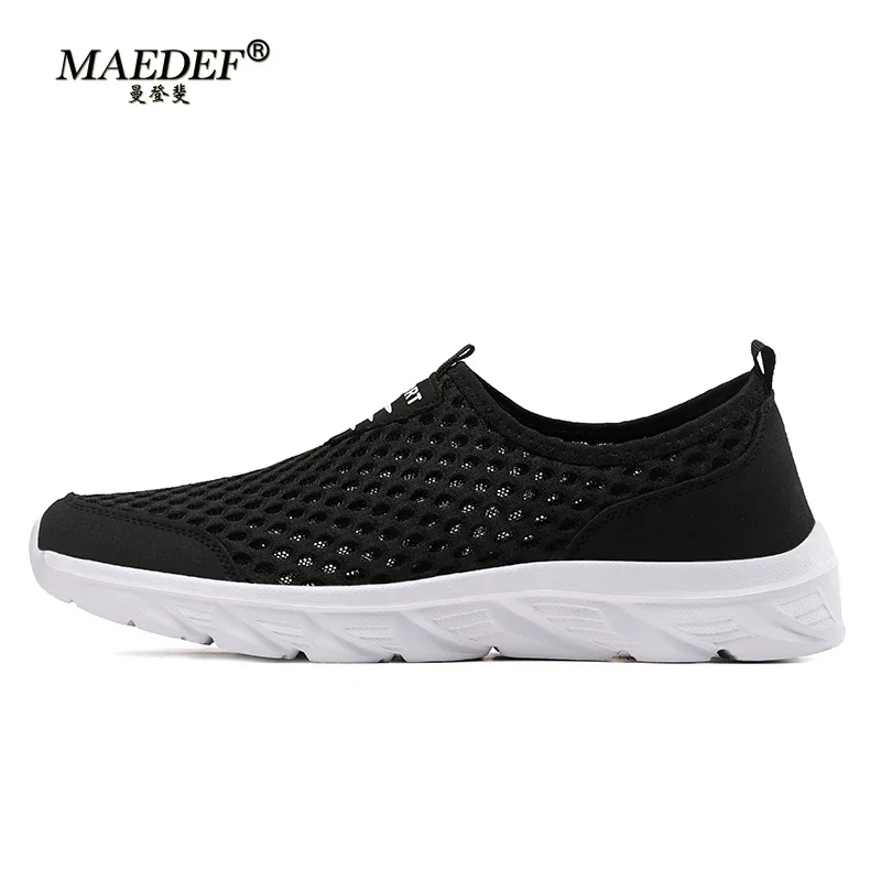 MAEDEF Summer Men Casual Shoes Hollow Mesh Sneakers Man Trendy Lightweight Gym Shoes Adult Breathable Men's Trainers Loafers Men