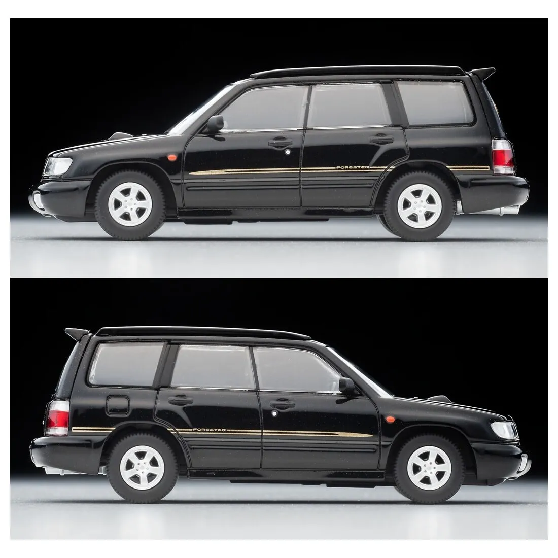 2411 TOMYTEC 1/64 TLV LV-N327a Subaru Forester Black alloy trolley model collection decoration