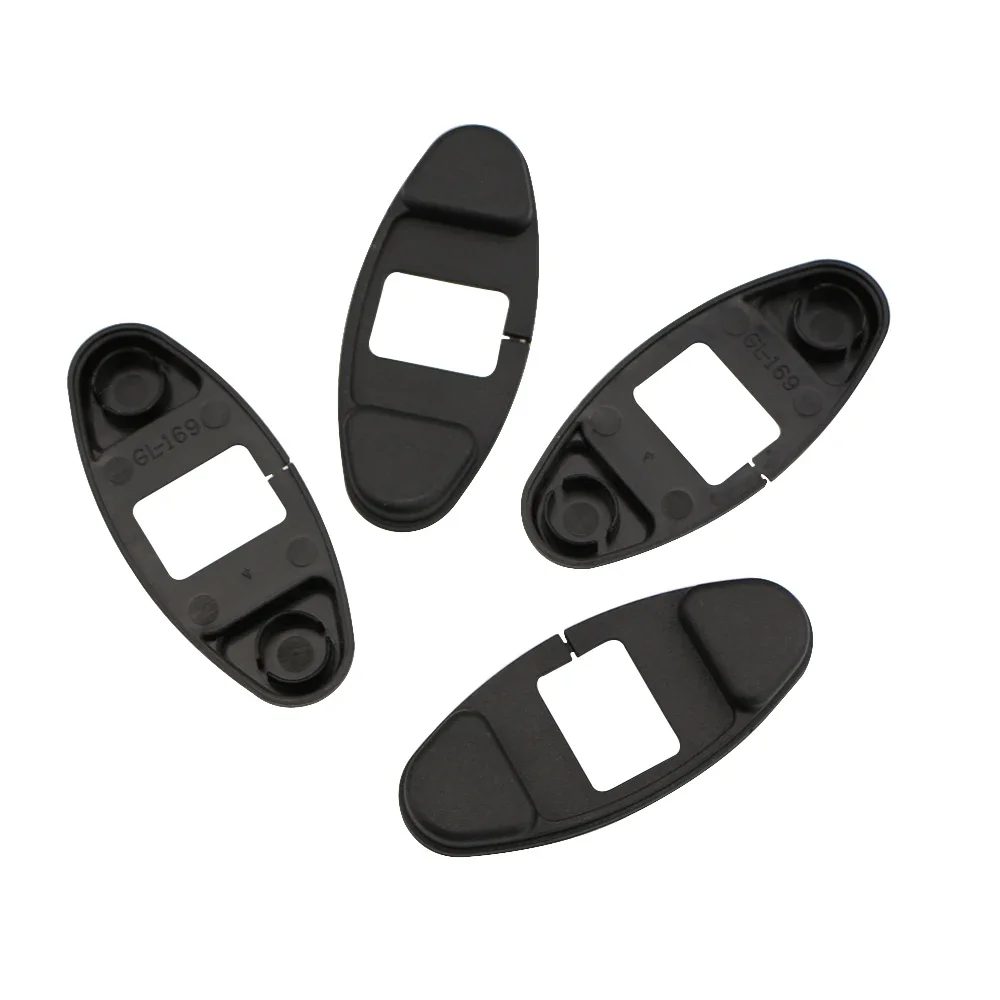 Para nissan xtrail t32 teana sentra versa ensolarado almera tiida fechadura da porta limitador rolha capa protetor adesivo 4 pçs acessórios