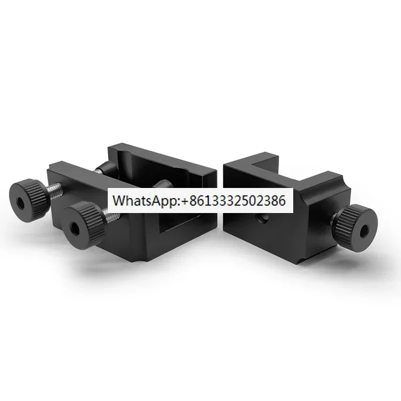 Filter rectangular mounting plate clamp  14mm, optional with 1 or 2 screws