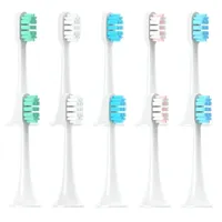 12pcs Replaceable For XIAOMI MIJIA T300/500/700 Brush Heads Sonic Electric Toothbrush Soft DuPont Bristle Brush Vacuum Nozzles