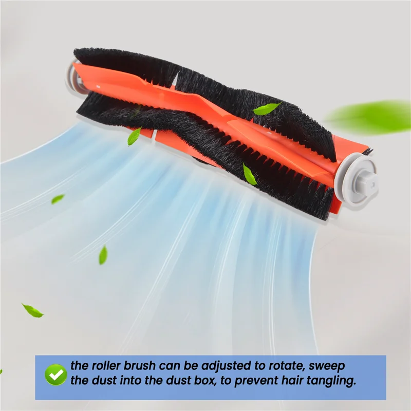 B26C-For Dreame L10 Pro D9 جهاز آلي لتنظيف الأتربة الملحقات فرشاة رئيسية فرشاة جانبية فلتر HEPA ممسحة خرقة #2