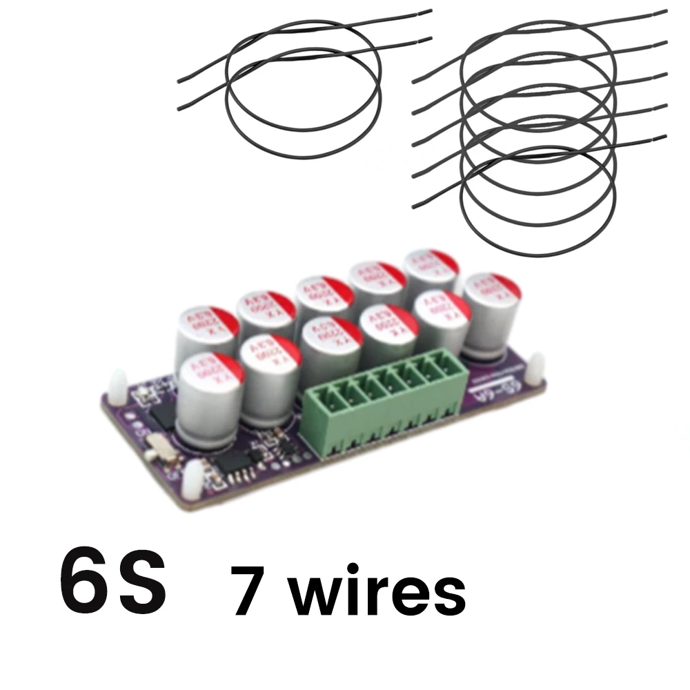 BMS 3S 4S 6S 17S lithium battery balance board 6A ternary lithium polymer lithium battery protection board