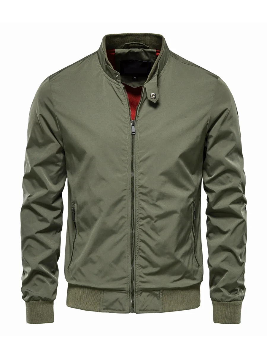 Spring Summer New Jacket Casual and Fashionable Men's Fashion Workwear Windproof and Waterproof Jacket