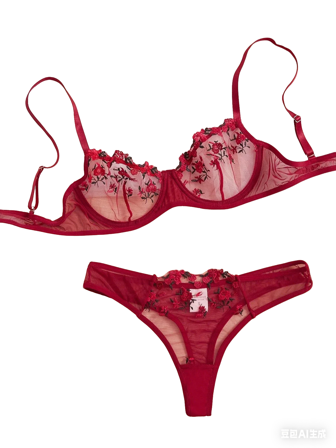 Women Sexy Lace Lingerie Fashion Wire Free Sexy Underwear Set For Women Embroidery Perspective Sexy Lingerie For Women Sleepwear