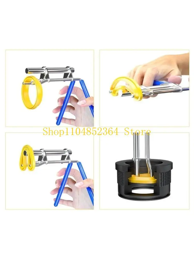 

652F 3Pieces Seal Installation Tools for Hydraulic Cylinder Piston Seal Twistors