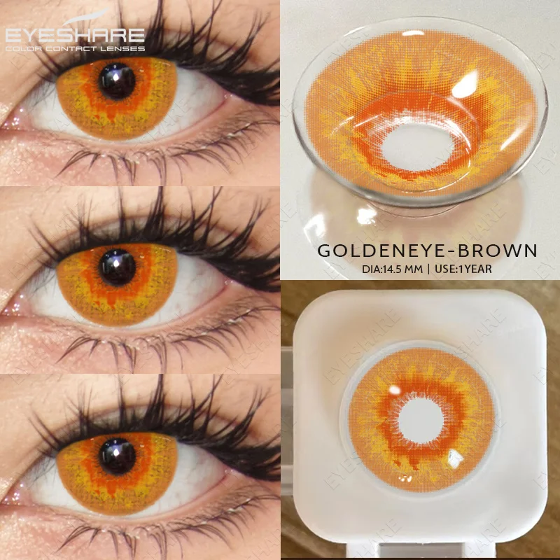 EYESHARE Anime-Zubehör Augenlinsen 1 Paar Cosplay Farbige Kontaktlinsen für Augen Verrücktes Halloween-Make-up Farbige Augenlinsen – Detail 22