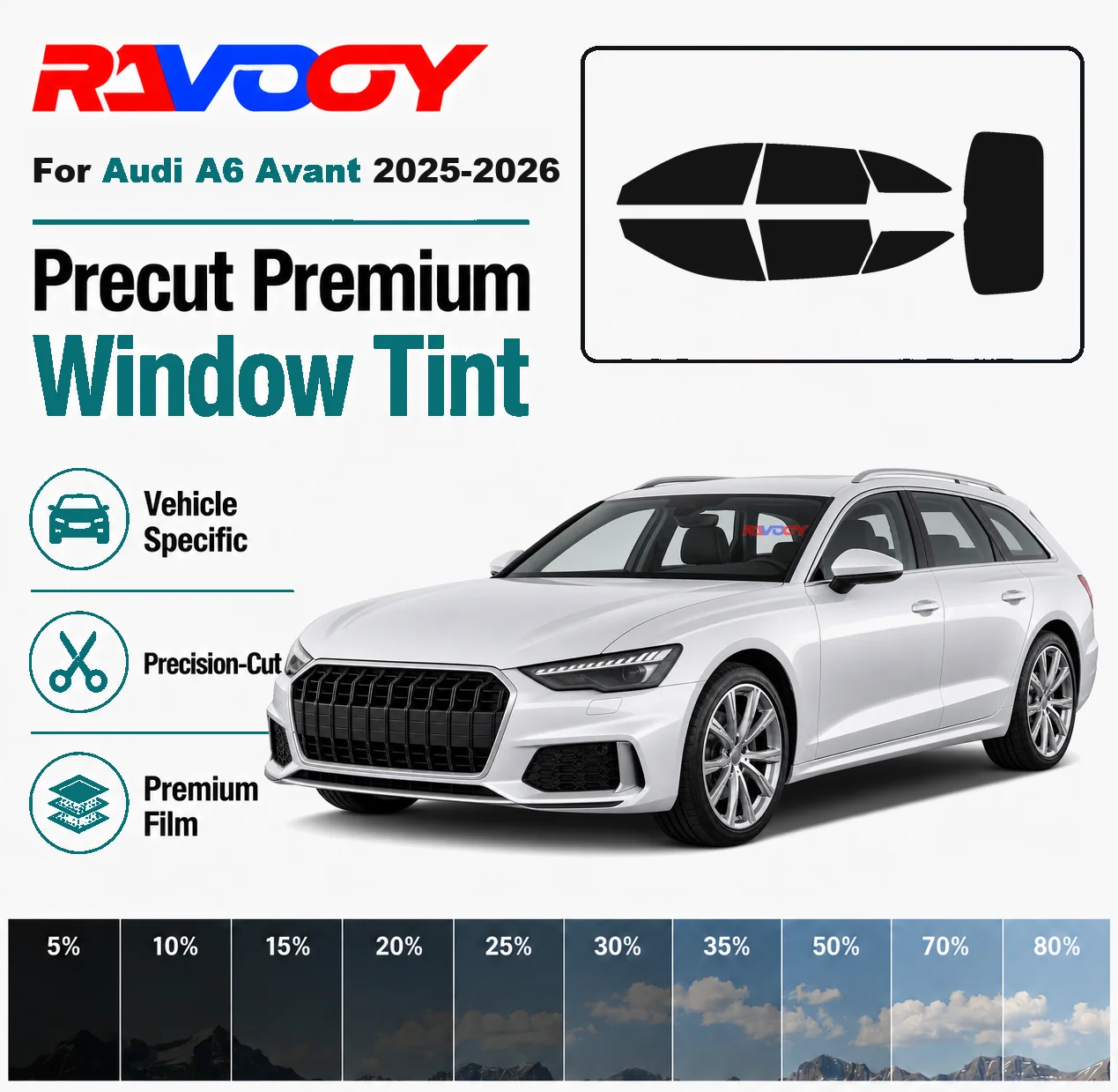 for-audi-a6-avant-2025-2026-ravooy-pre-cut-window-tint-film-vehicle-specific-full-kit-front-rear-windows-precision-cut