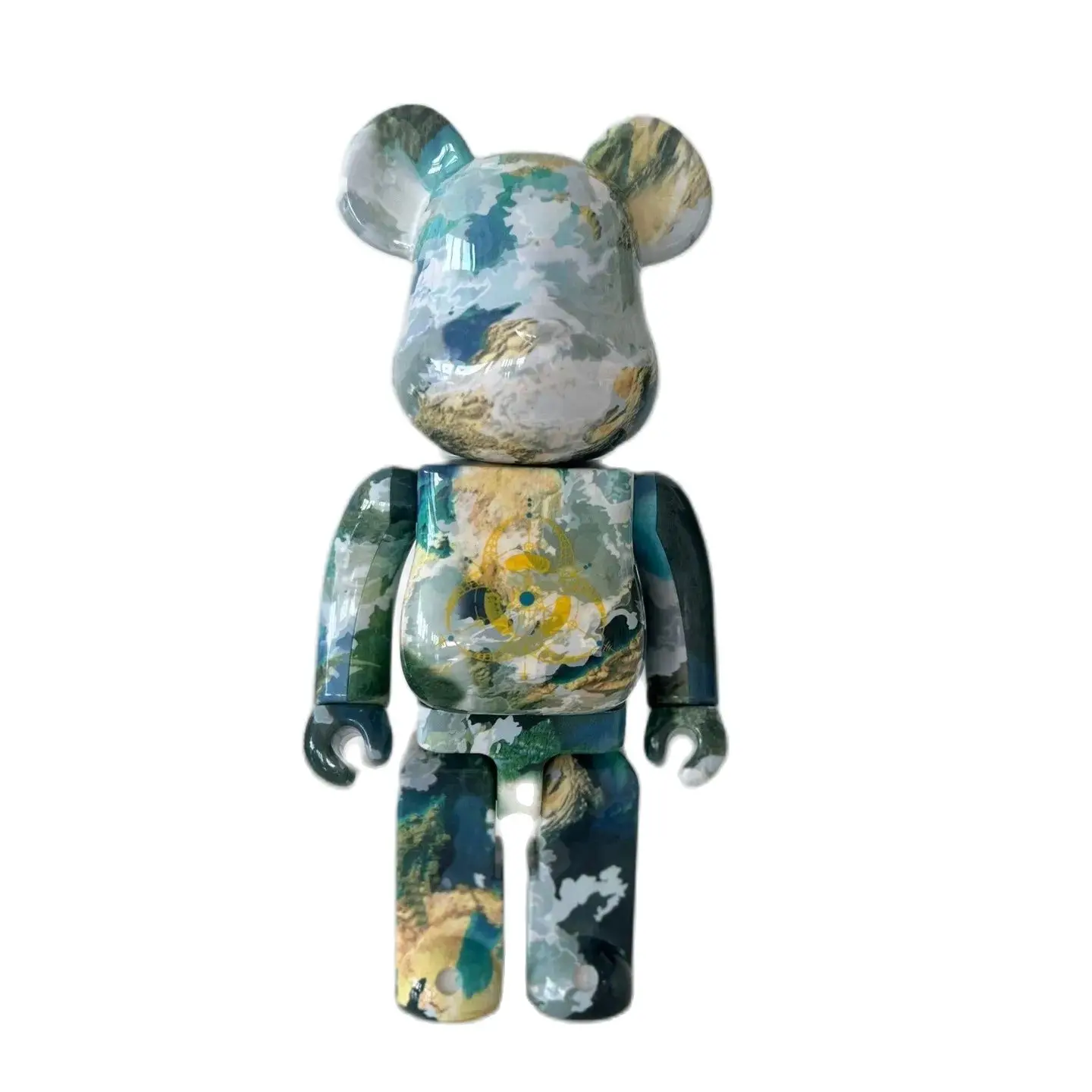 

Bearbrick 400% Земляная поверхность 28 см/11 дюймов Высота Коллекция подарков Фотоэлементы могут вращать мебель