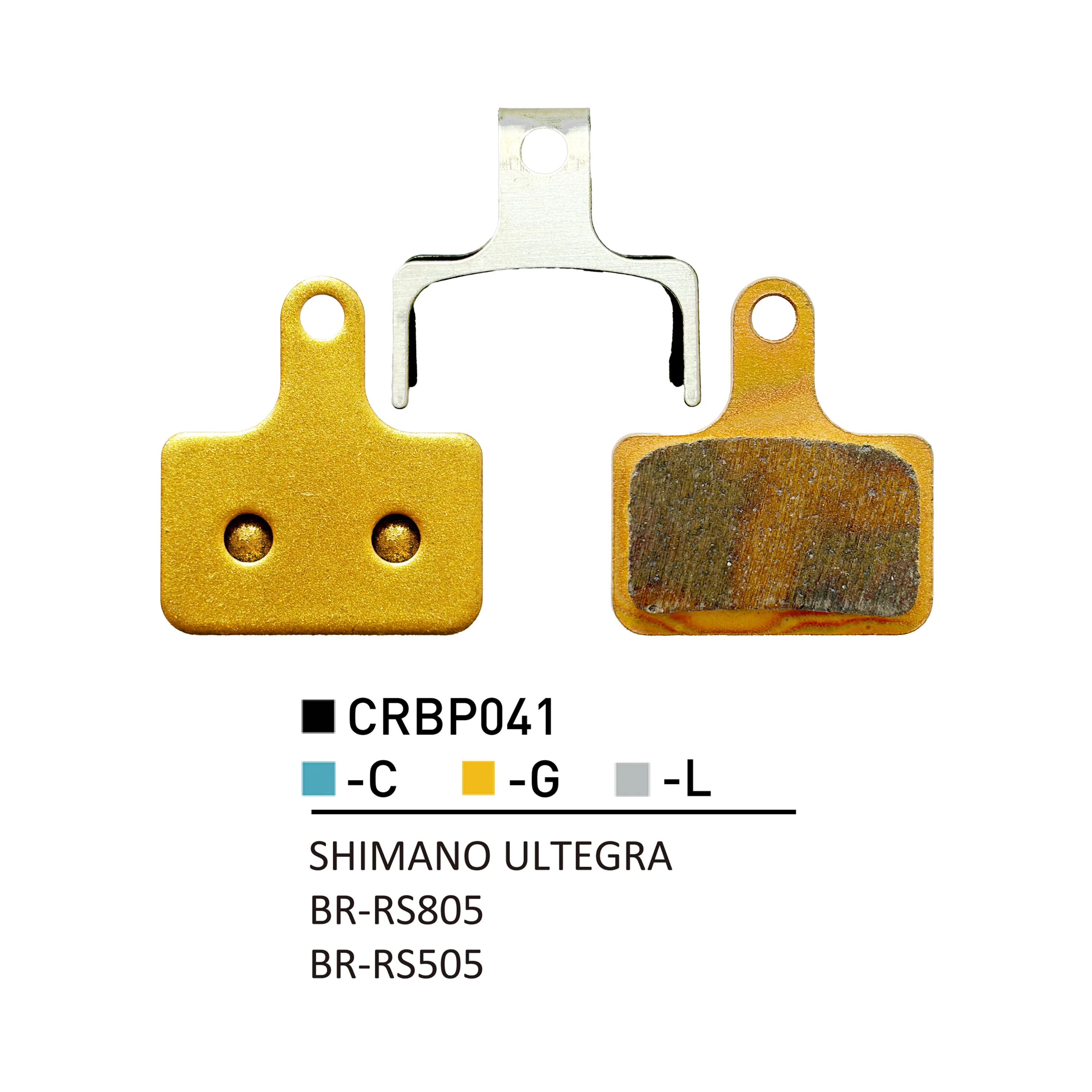 4 Pairs Sintered Shimano Ultegra Brake Pads for BR-RS805 BR-RS505 Bike Accessories High Performance Cycling Pads