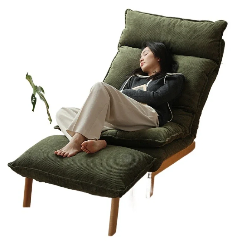 

Japanese sofa chair with adjustable backrest for casual lying, home living room single lazy sofa