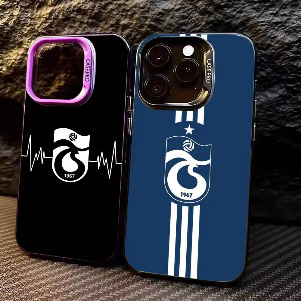 

COOL T-Turkey T-TrabzonsporS Phone Case For iPhone17,16,15,14,13,12,11 Plus,Pro Max Colored Silver Plated Inside Cover