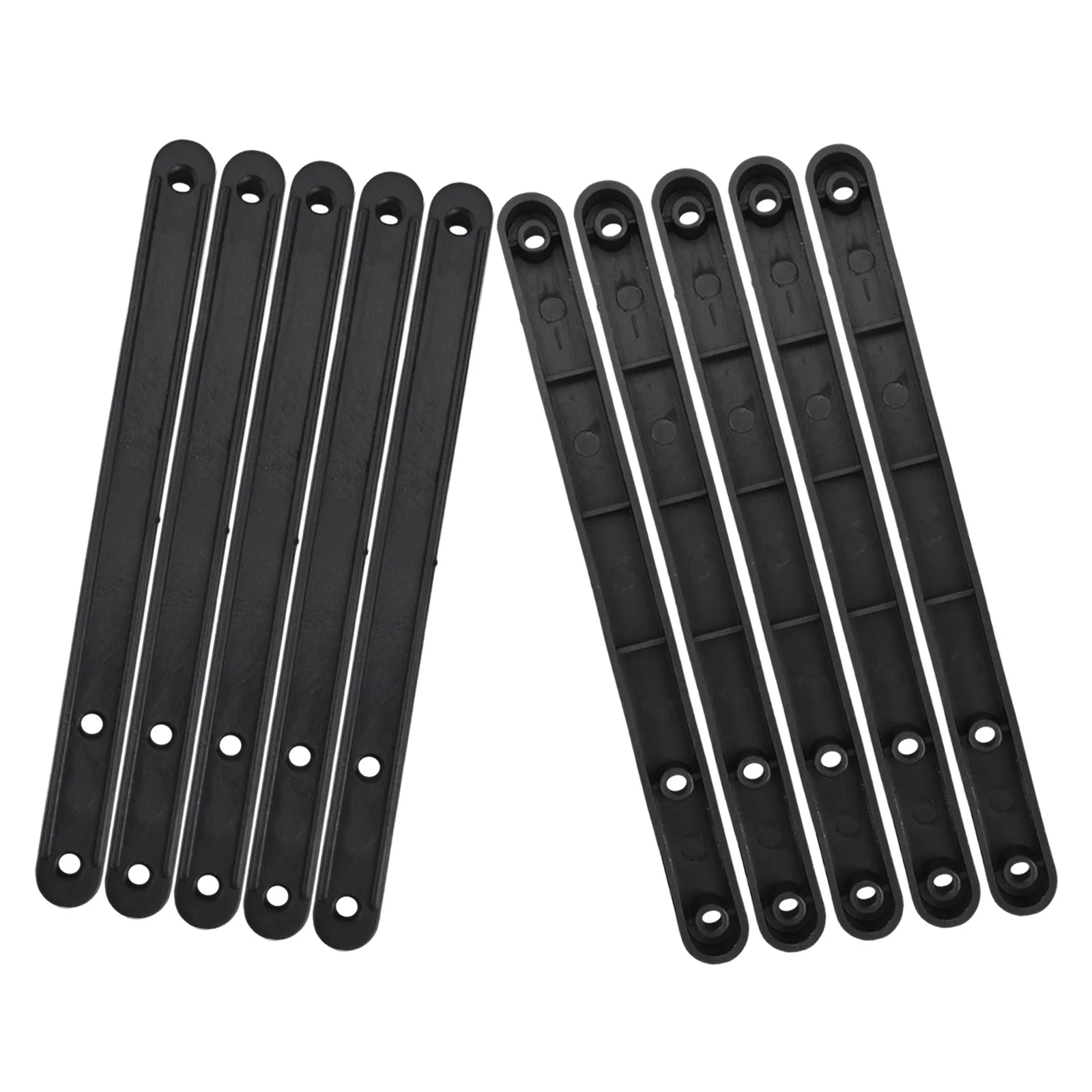 Plastic Drawer Slides 10 Pieces Replacement Drawer Runners for Drawers and Cabinets Smooth Quiet Support Rail Design
