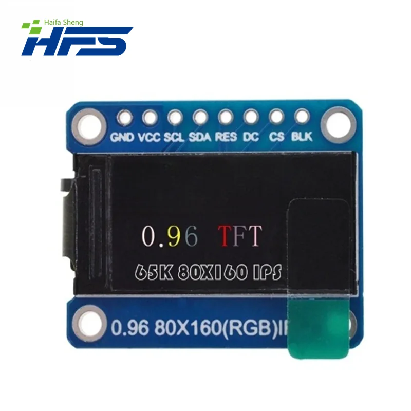 TFT Display 0.96 / 1.3 inch IPS 7P SPI HD 65K Full Color LCD Module ST7735 / ST7789 Drive IC 80*160 240*240 (Not OLED)