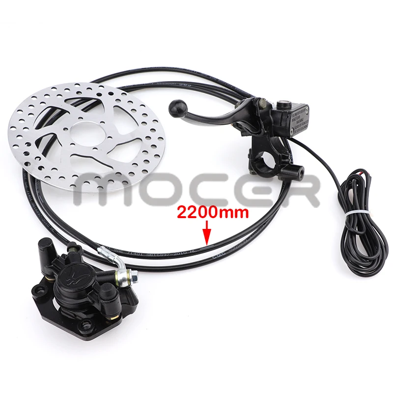 Citycoco Electric Bicycle Electric Scooter Front and Rear Brake Assembly Brake Handle disc Brake Applicable For Harley China