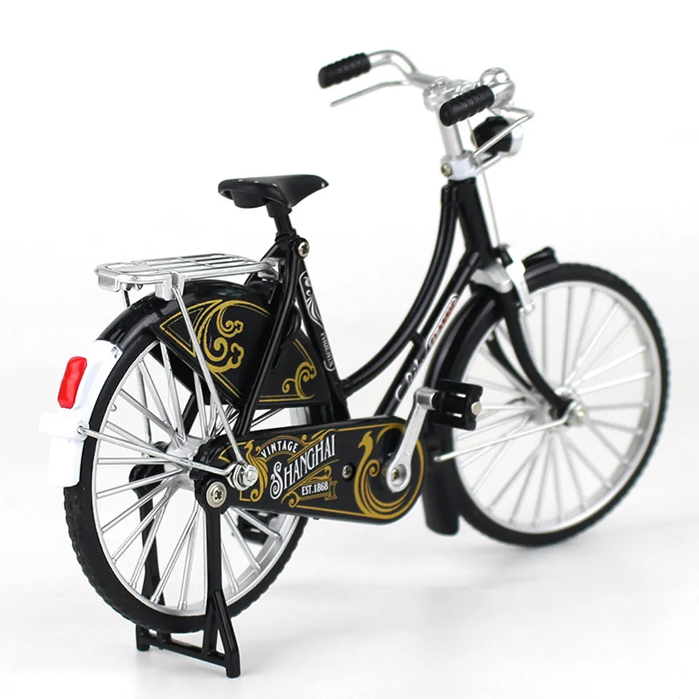

Retro Bicycle Decor Alloy Small Miniature Cycling Sculpture Home Desktop Ornament Vintage Style Bike Craft Gift