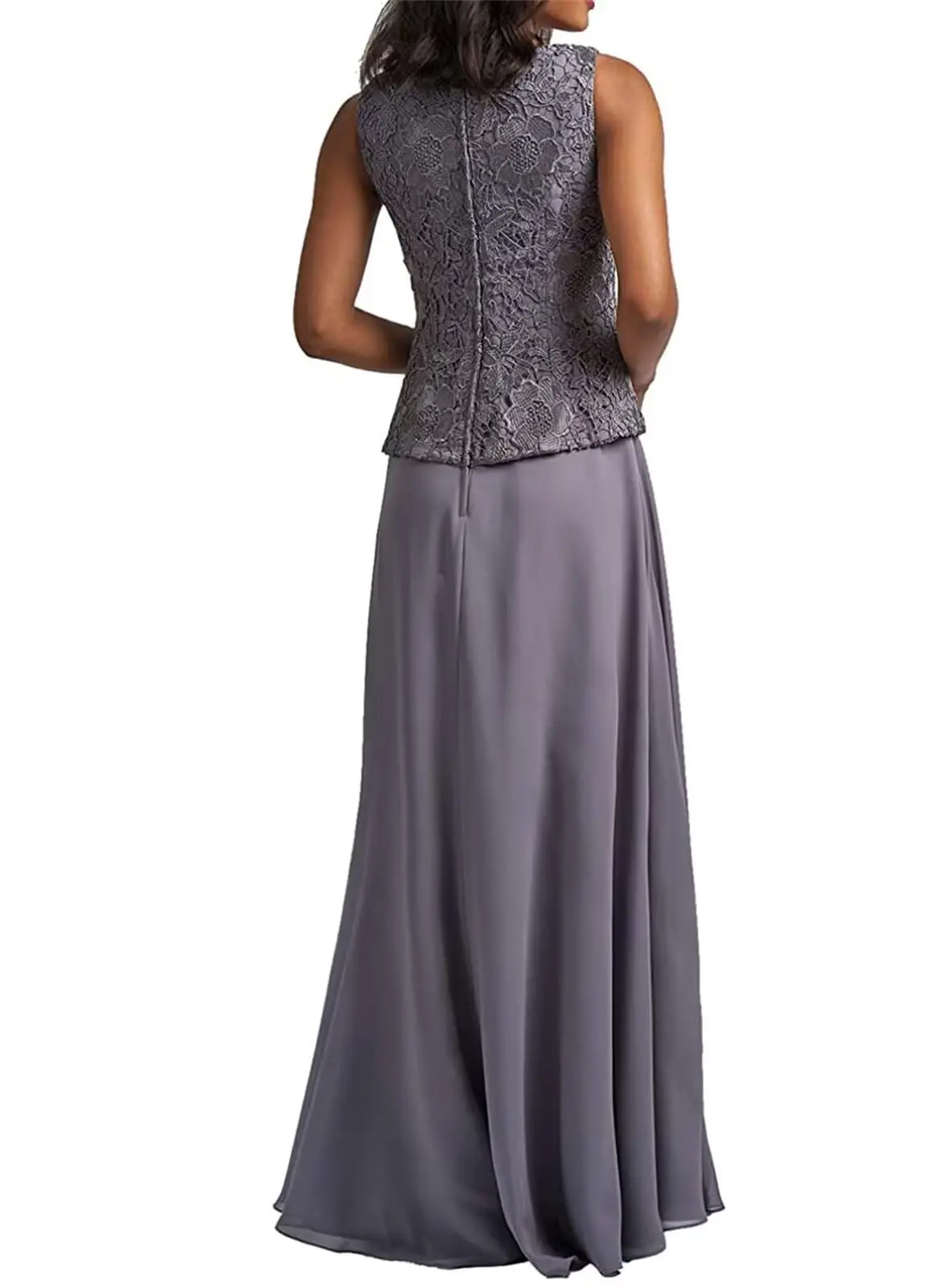 قطعتان من فستان أم العروس للنساء فساتين زفاف الضيوف ملابس لأم العريس مع جاكيتات