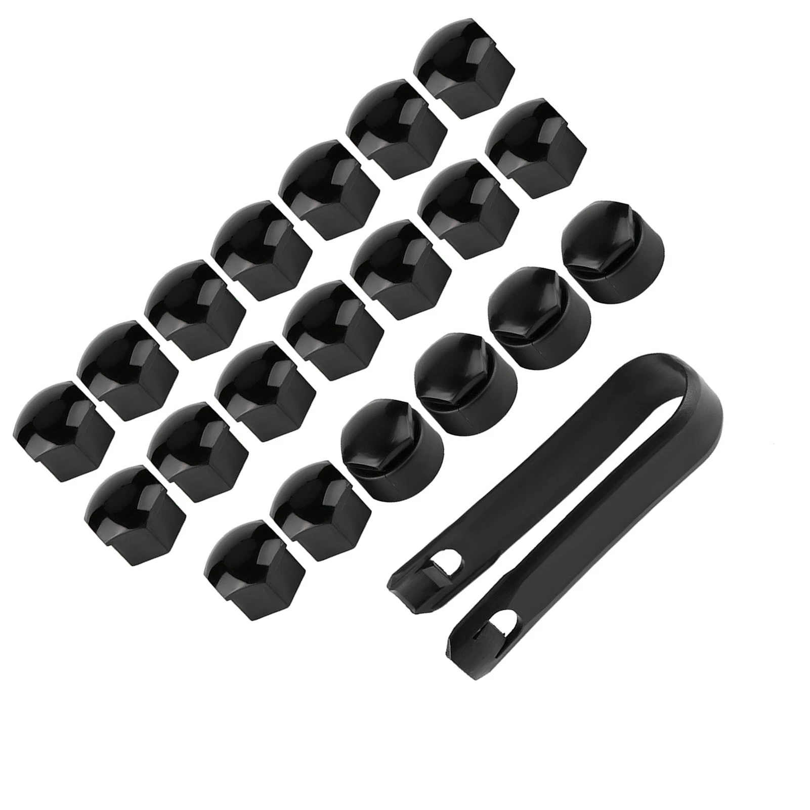 20pcs Car Wheel Nut Caps 17mm 19mm 21mm Nut Car Wheel Auto Hub Screw Cover Protection Anti‑theft Cover Cap Auto Accessories