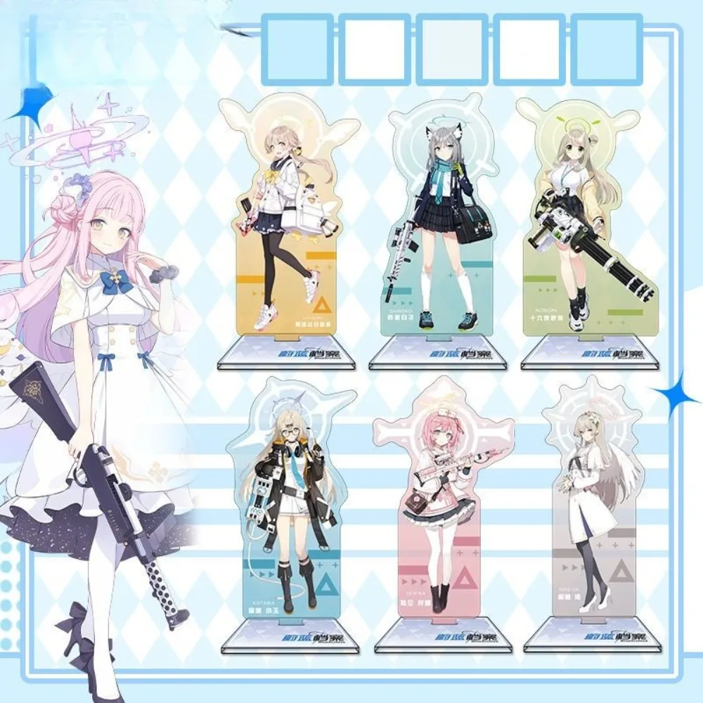 Blauw Archief Acryl Stand Figuur Takanashi Hoshino A.R.O.N.A Anime Randapparatuur High Definition Afdrukken 16 cm Desktop Ornament